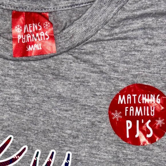 NWT Plaid Reindeer “Merry Christmas” Pajamas – Cozy Kids Holiday Sleepwear - Picture 4 of 5